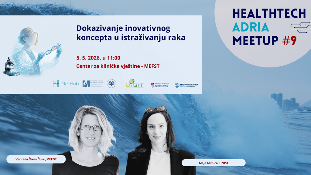 Deveto izdanje Healthtech Adria Meetupa - najavljujemo predavače